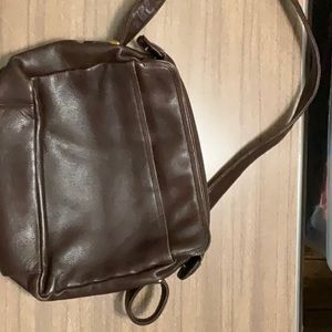 Liz Claiborne leather purse. Dark Brown.